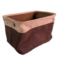 LINDON Bestseller Custom Multifunction Laundry Jute Bags Foldable Linen Basket Storage with Lining and Handles